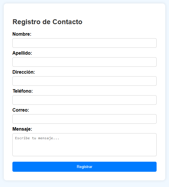Formulario - Registro
