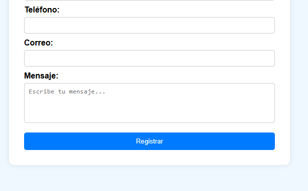 Formulario - Validación